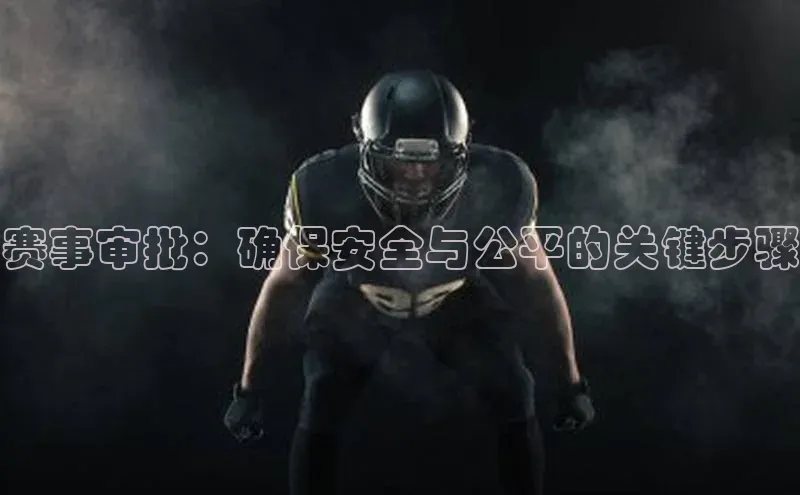 赛事审批：确保安全与公平的关键步骤